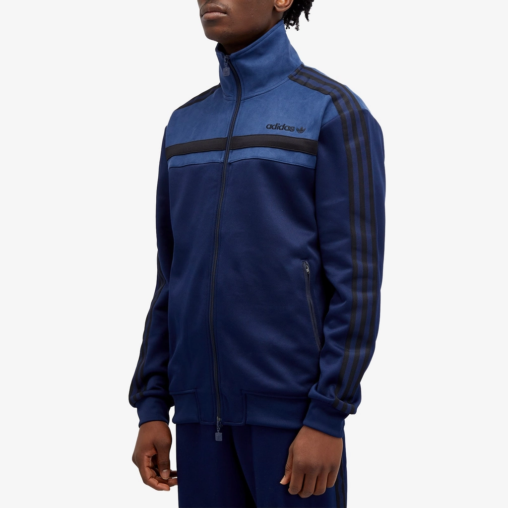 Adidas Originals Men's Premium Essentials Track Top Wonder White/Night Indigo
